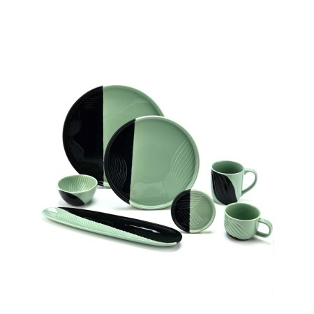 Ceramic Dolce Ceramo plate. Alps, 23 x 23 cm-3
