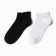 A set of shortened socks (2pcs) LB HYPE 451, white/black color, rn 36-41