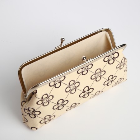 Cosmetic bag, beige color-2