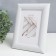 Photo frame Plastic "Mira" 10x15 cm 647261-4, white (plastic screen)