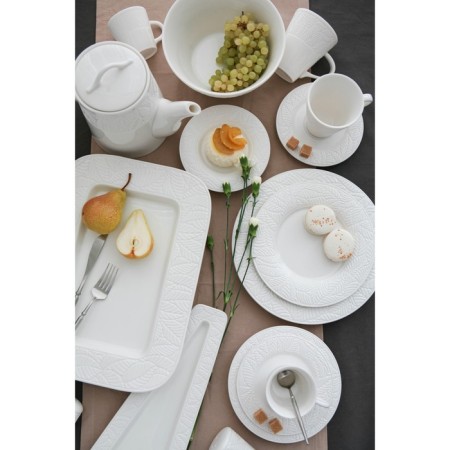 Porcelain salad Magistro Crotone, 1.4 l, 20 × 9 cm, white color-5