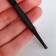 Direct tweezers, narrow, 8.5 cm, black color