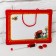 Magnetic drawing board with a marker-stitch and 2 magnets, MIX color