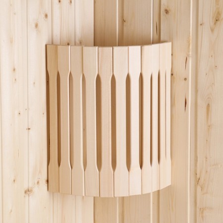 Lampshade from linden, corner