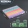 Organizer for decor, 14 blocks, 4 cells, 21 × 17.5 × 2.7 cm, multi -colored