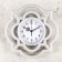Watching clock, series: interior, "Daina", discrete move, 25 x 25 cm, mix