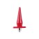 Anal plug Black & Red by Toyfa with vibration, black color, 12.7 cm