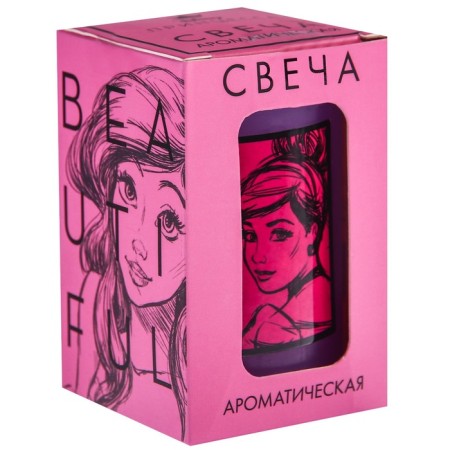 Aromatic candle, princesses, mix-2