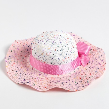 Female hat, light pink color, size 56-58-2