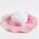 Female hat, light pink color, size 56-58