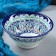 Rishtan ceramics "Patterns", 18 cm, large, blue