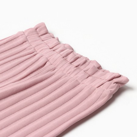 Pants are children, dark pink color, height 62 cm-1