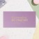 The envelope for the money "Happy Birthday!" embossing, lilac background, 17x8 cm