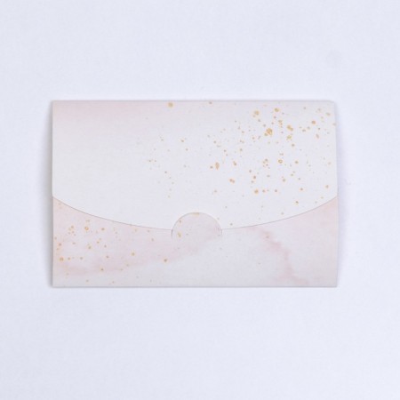 Envenue for certificate with embossing "with love" 10.5 x 7-2