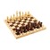 Chess figures, wood, king H-8 cm, pawn H-4 cm