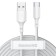 Cable Baseus, Type -C - USB, 5 A, PVC braid, 1.5 m, white