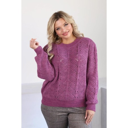 Female jumper, size 52, purple color-7