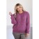Female jumper, size 52, purple color