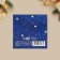 Magic New Year card, white bears 7 x 7 cm, New Year