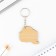 Key keychain "Board" Board from the street ", 4.6 x 4.5 cm