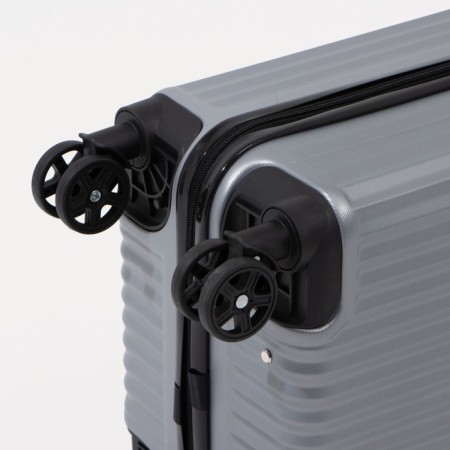 Small suitcase 20 ", code castle, silver color-5