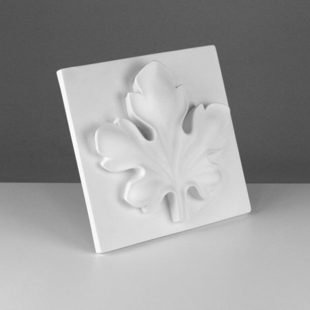 Gypsum figure ornament: grape sheet, 30 x 30.6 x 60 cm