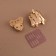 Bag -4.2 cm fastener, golden color