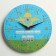 Watching clock with symbols "Airborne Forces Nobody except us", smooth move, d = 24 cm