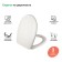 IDDIS ID 136 DP SC toilet seat, microlift, duroplast, white