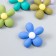 Busina for creativity plastic "Chamomile" Matte mix 2x4x4 cm