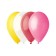 Latex ball 7 ", pastel, water bombs, set of 100 pcs., Mix colors