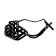 A muzzle leather mesh with jumper No. 4, rottweiler (length of 9 cm, muzzle 34 cm),