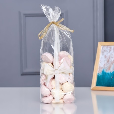 Package Packing BOPP, with a bottom fold, "Bant White" 15*30 cm-1