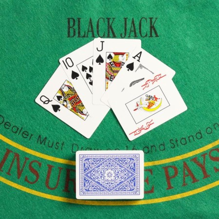 Plastic playing cards 54 pcs, 28 μm, 6.5 x 1.8 x 9 cm, mix
