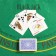 Plastic playing cards 54 pcs, 28 μm, 6.5 x 1.8 x 9 cm, mix