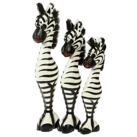 Souvenir tree "Family Zebr" (set 3 pieces: height 40.35.30 cm)-6