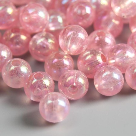 Beads for creativity plastic "Pink" set of 20 grams 0.8x0.8 cm