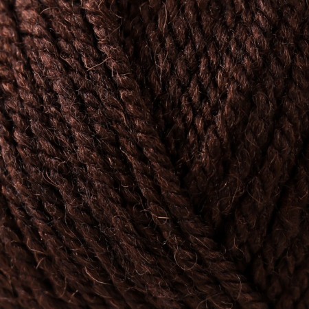 Yarn "Narodnaya" 30% wool, 70% Acrylic volume 220m/100g (17-chocolate)-3