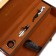 Casket wood, leatherette to the bottle "premium" 3 dark-brown items 35x11x17.5 cm