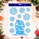 Stickers on the windows "New Year" Santa Claus, snowflakes, 41 x 29 cm