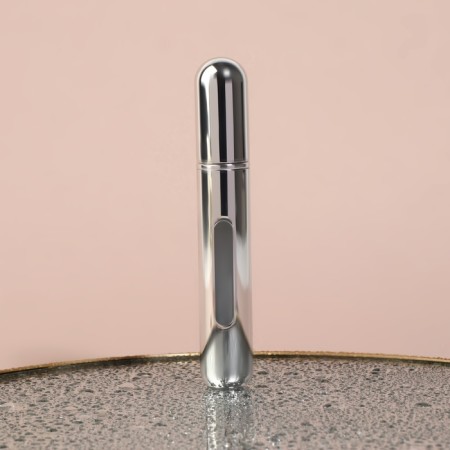 Perfume atomizer, with a sprayer, 8 ml, silver color-1
