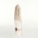 Gloves are female, dimensionless, without insulation, beige color