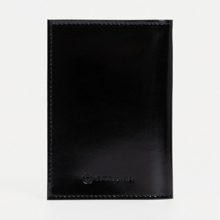 Textura passport cover, black color-1