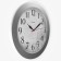 Wall clock, series: interior, "flowers", smooth move, d-30.5 cm