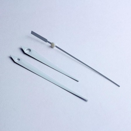 A set of 3 arrows for watches, 75.93.143 mm, (packing 100 sets), white-1