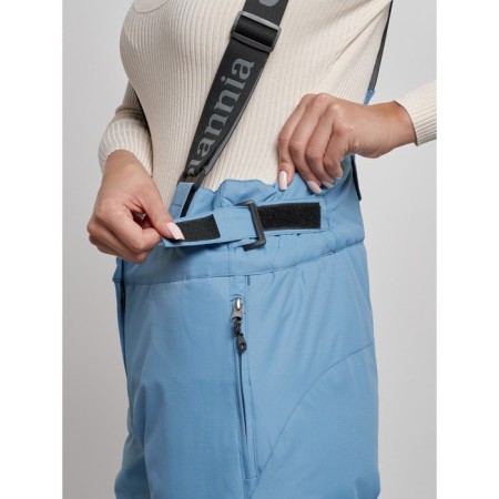 Semi -combinezone ski insulated female winter, size 42, blue color-8