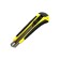 Chancellery knife 18 mm Plastic with met., Director, latch, rubberized mix in blister