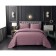 A set with a bedspread "Irma", size 160x220 cm, 50x70 cm, color ash rose
