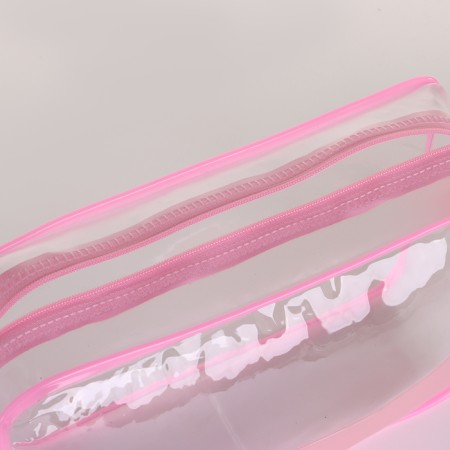 Lightning cosmetic bag, pink color-2