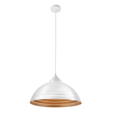Lamp Bayerlux "Dome" 1x40W E27 with a white-gold 40x40x22-122 cm